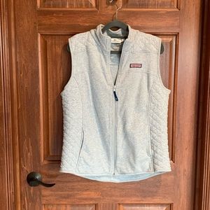 Vineyard Vines gray fleece vest Sz. Large